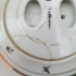 Chinees porseleinen theeset in rieten foedraal